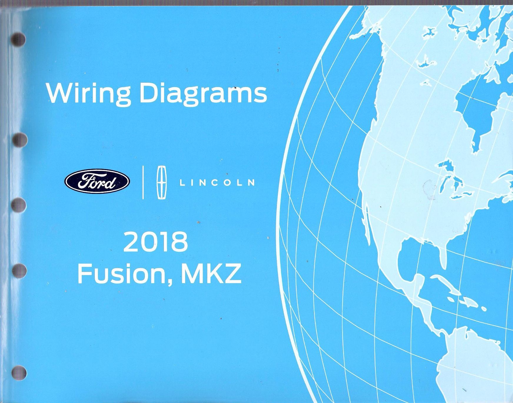 2018 Ford Fusion Lincoln Mkz Factory Oem Wiring Diagram