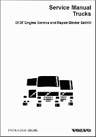 Volvo Truck D11F Engine Service and Repair Manual - 2 ...