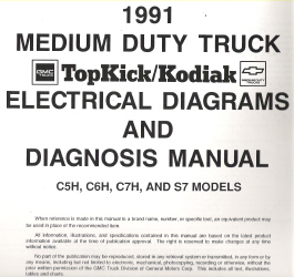 1991 GMC TopKick/Kodiak Medium Duty Trucks C5H, C6H, C7H & S7 Models ... 1991 GMC TopKick/Kodiak Medium Duty Trucks C5H, C6H, C7H & S7 Models ...