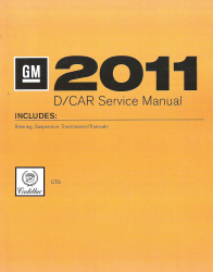 2011 Cadillac Factory Service Repair Manuals