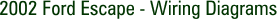 2002 Ford Escape - Wiring Diagrams