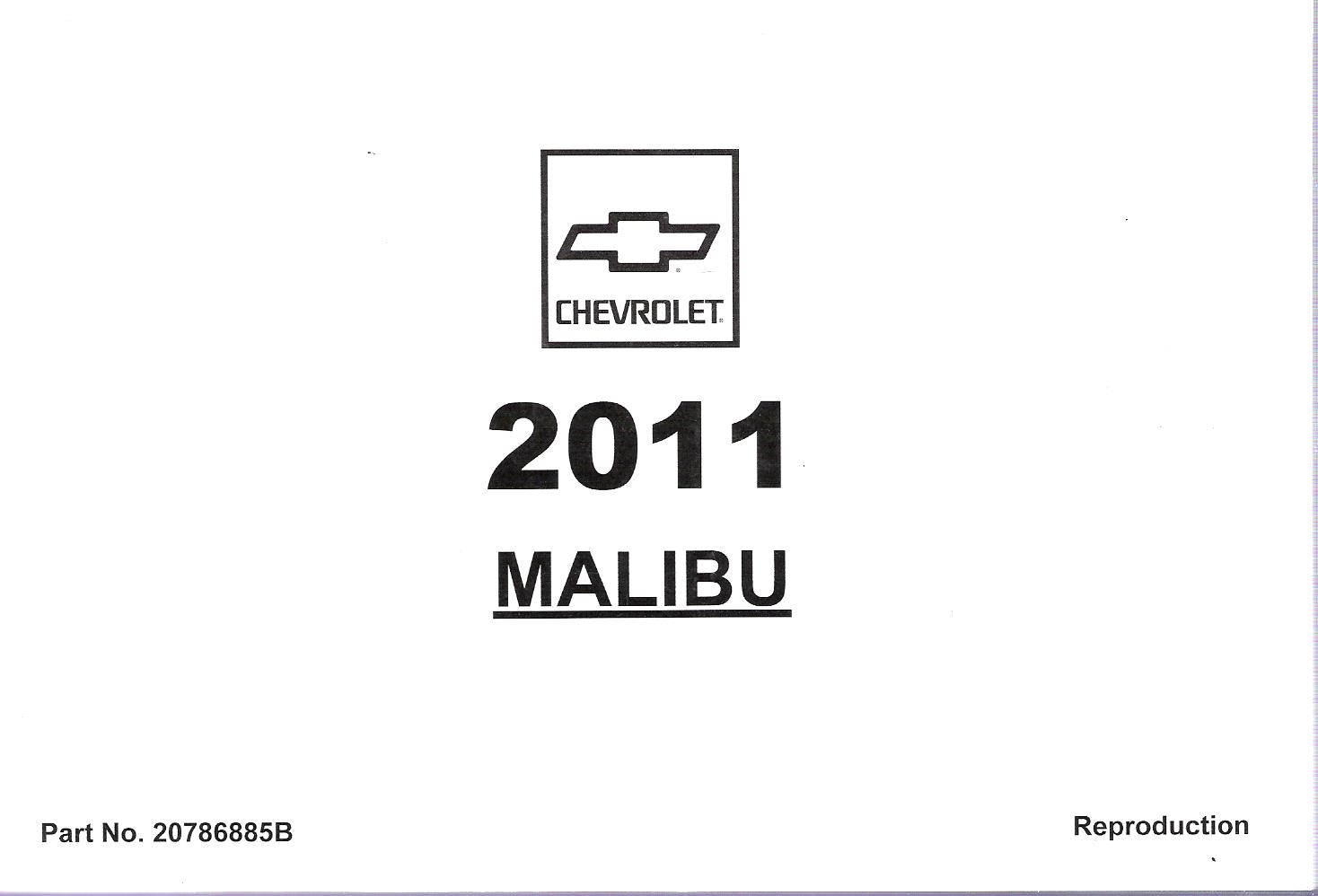 2011 Chevrolet Malibu Owner
