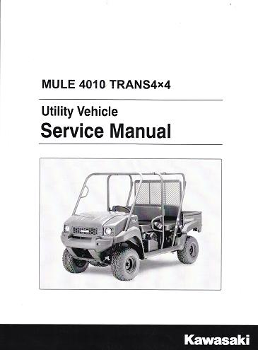 2009 - 2015 Kawasaki KAF620M/N/P Mule 4010 4x4 & Mule 4000 UTV Factory