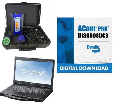Bendix ACOM ABS Professional Diagnostics Software, CF-53 Toughbook w ...