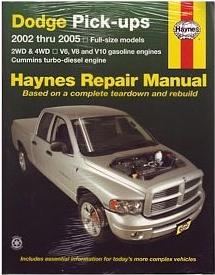 Dodge Ram Service Guide