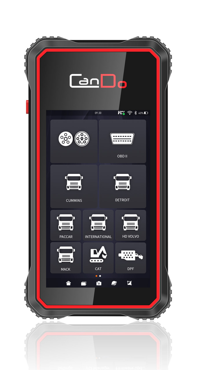 Hd Code Ii HD Code III Heavy, Medium & Light Truck Code Reader-OE Level DTC EVAP ...