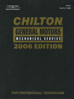 Chilton Hardcover Service Manual
